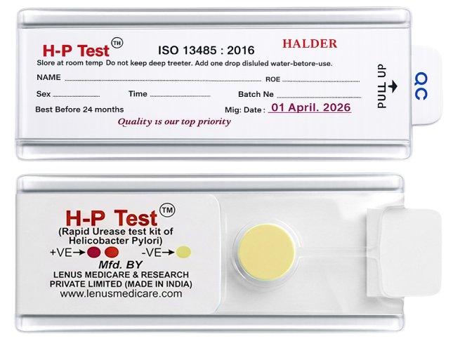 Lenus Medicare &ndash; Rapid Urease Test Kit of H. Pylori
